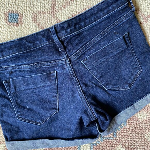 MOSSIMO Mid-Rise Midi Denim Shorts (Size: 00/24) - Picture 9 of 12